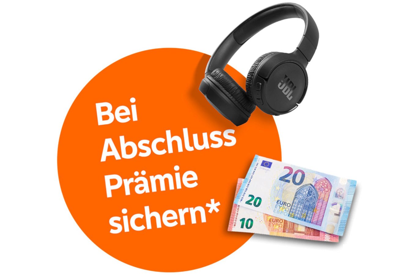 Bei Abschluss eines Geldanlageprodukts 30 Euro oder einen JBL Tune 510BT Bluetooth Kopfhörer sichern